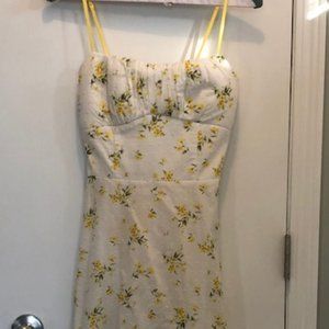 Ruby Rox white floral dress